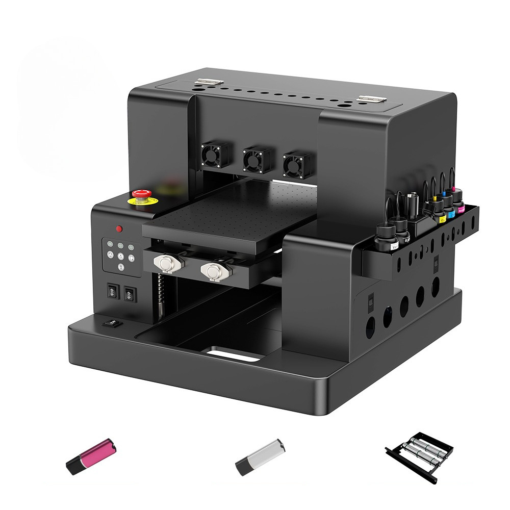 A3 UV Printer XP600 UV Flatbed Printing Machine A3 UV DTF Printer For Pen Bottle Wood UV Flatbed Pri