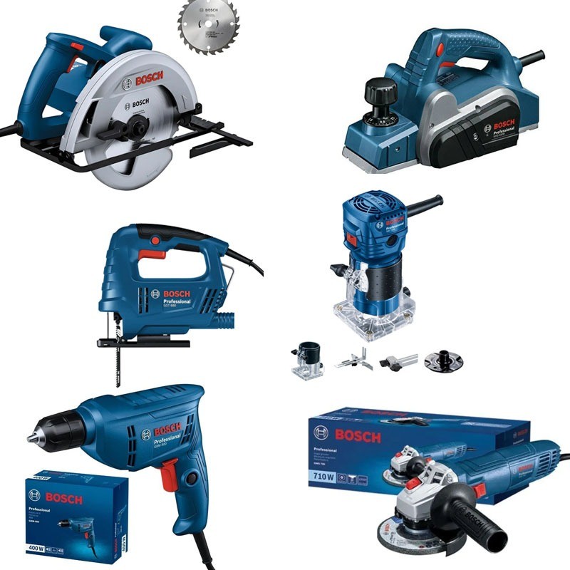 PAKET MEWAH ORIGINAL BOSCH HARGA PROMO BOSCH Paket 6 Item Original Perkakas Murah Powertools All Bos