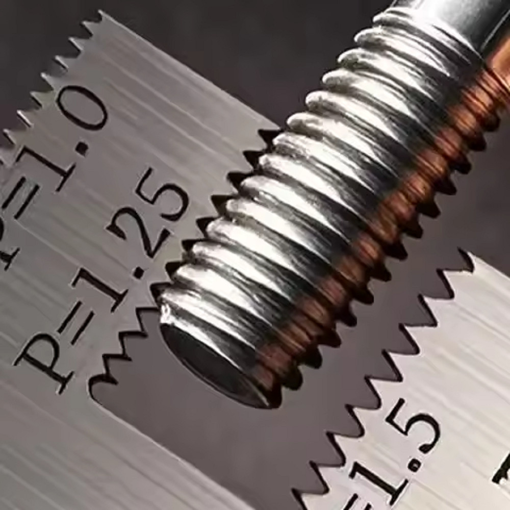 High-Accuracy Industry Standard Pit Gauge, Ideal for Measuring Bolt, Nut, Screw Thread