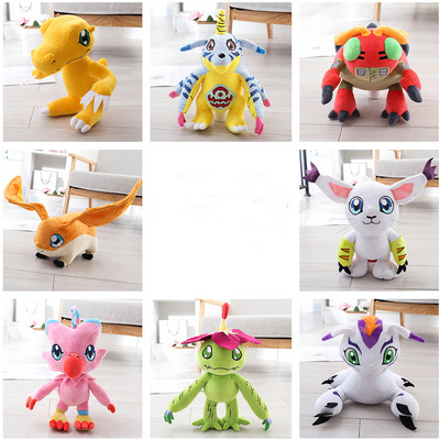 33cm Cute Anime gimon Adventure Agumon Patamon Tailmon Gomamon Piyomon Gabumon Tentomon Palmon Actio
