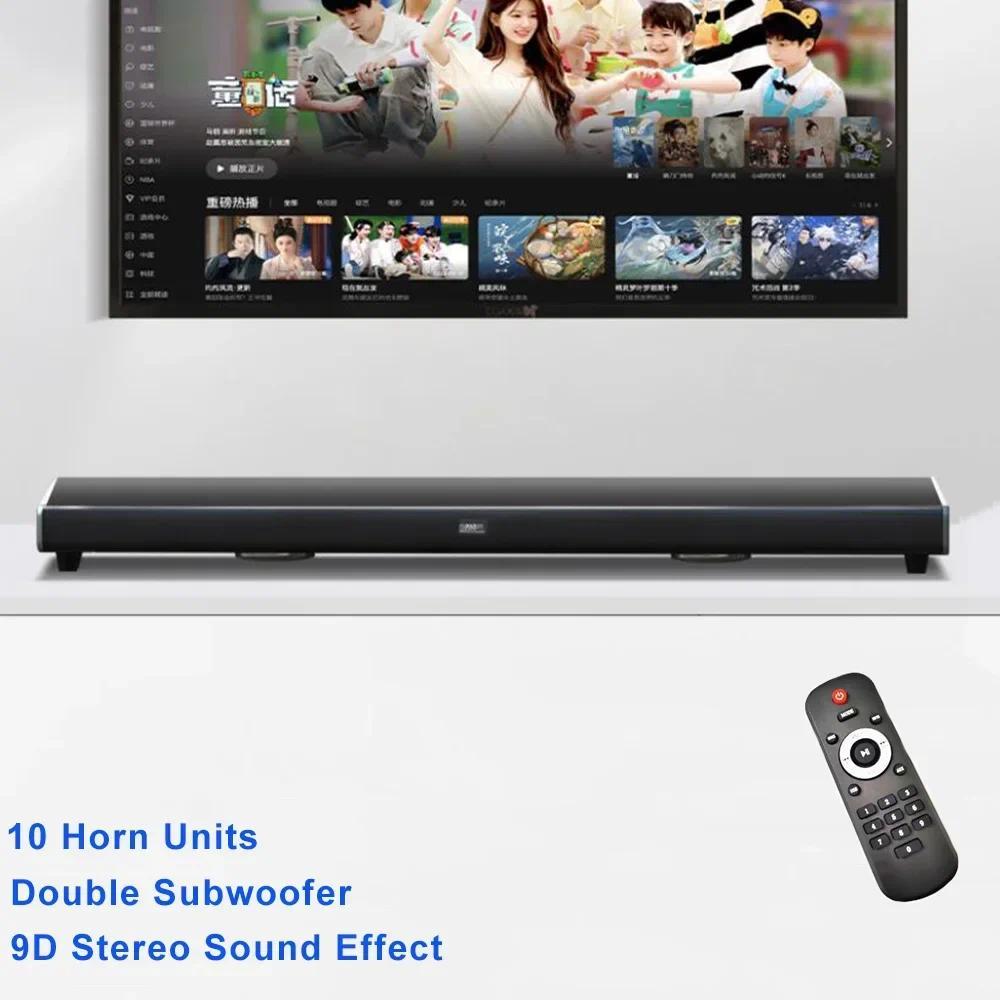 9D Stereo Sound Bar For TV 99cm Length Cinema Leval Eo Wall Bluetooth Speaker HDMI AUX U sk Home Wir