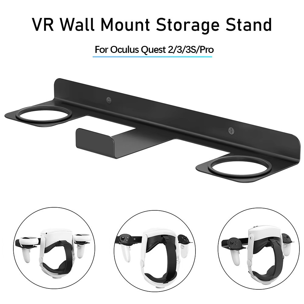 VR  Save Space Wall Mount Storage Stand Hook - for Meta/Oculus Quest 2/Oculus Quest 3/ Quest 3S/Ocul
