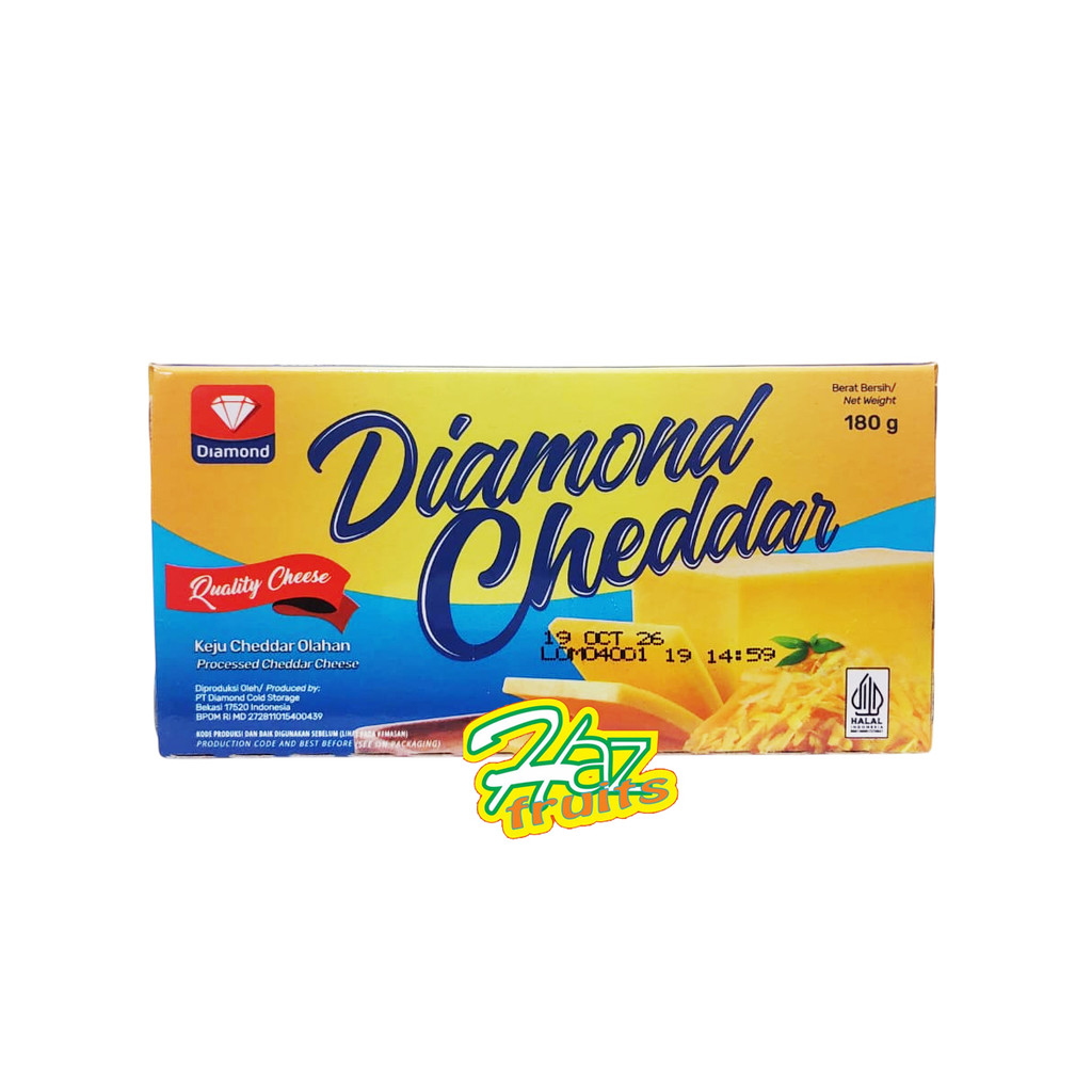 Diamond Cheese Cheddar / Keju Cheddar 180 gram