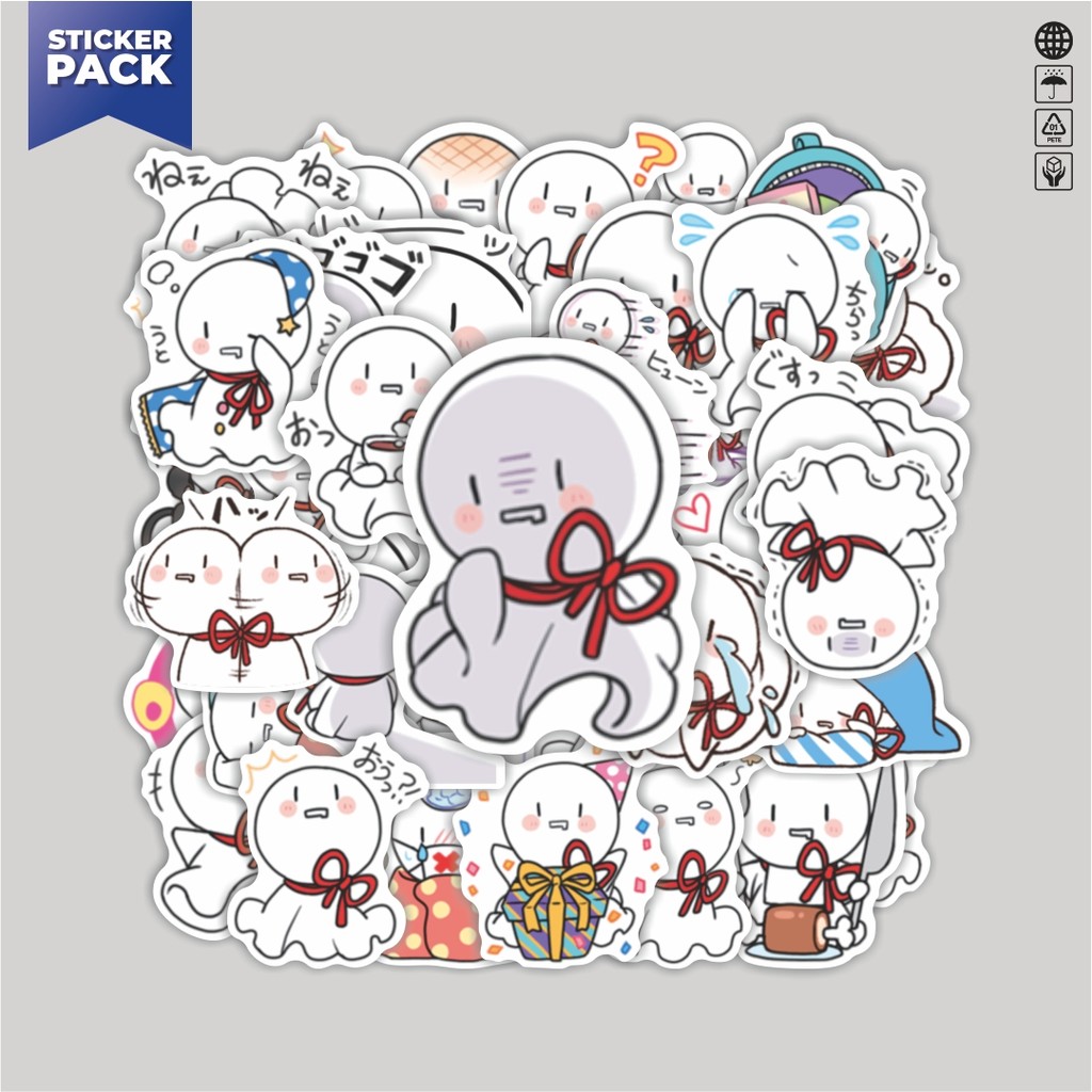 [100PCS]Stiker Pack Stiker  MAFUTERU Aesthetic Vinyl Anti Air Dekorasi Sticker Laptop Buku Journal K