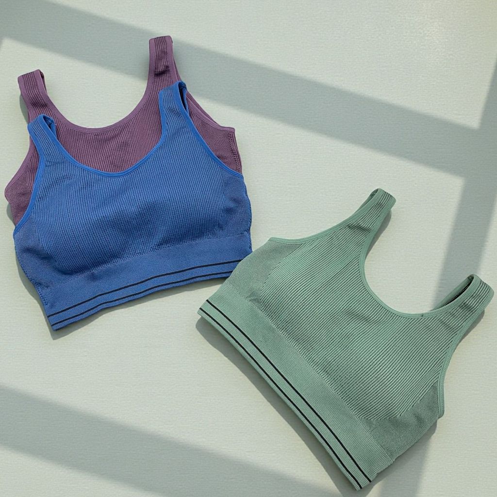 Bralette / Vest Wanita FELANCY 030031 – Tanpa Kawat & Tanpa Pengait – Bra Nyaman Harian – Ukuran M L