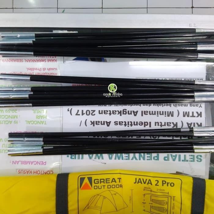 frame fiber java 2 pro 1set frame fiber tenda dome great outdoor java2