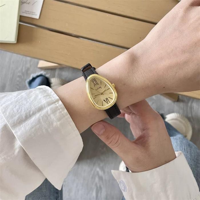 KOOLEY Jam Tangan Wanita Analog Strap Kulit Premium Gogoey Snake Head 03 Luxury Vintage Fashion Kore