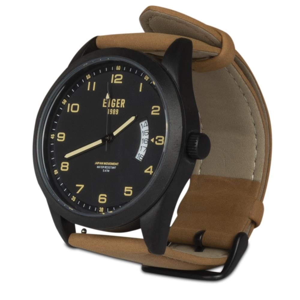 EIGER VERDON-LAW WATCH BLACK