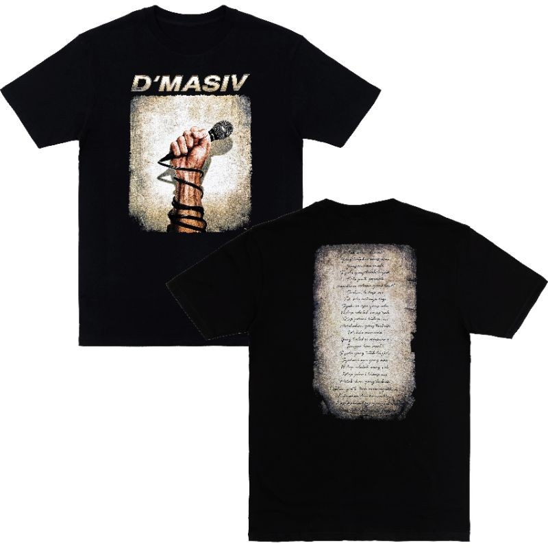 Kaos D’Masiv Lagu Jangan Menyerah | Kaos Band Hitam Pria Wanita Keren COD
