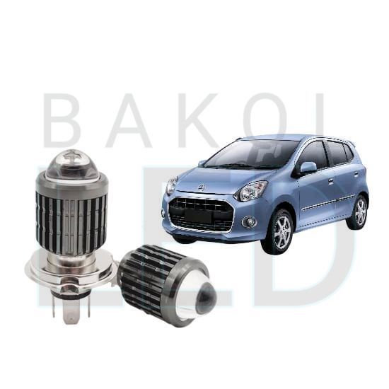 2pcs Lampu Utama LED H4 Laser Putih Mobil Daihatsu Ayla 2013 2025 BL