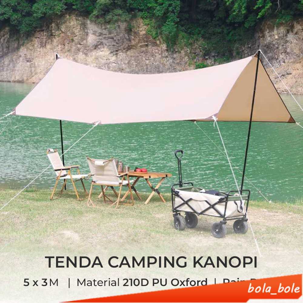 Buizel Flysheet Terpal Tenda Camping Waterproof Anti UV - B3