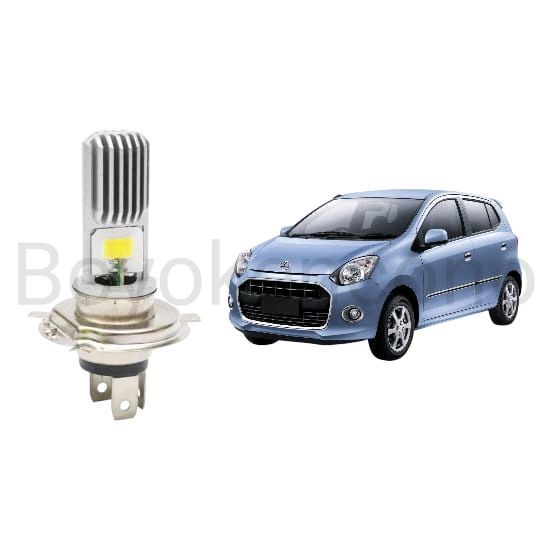 2pcs Lampu Utama LED H4 COB Mobil Daihatsu Ayla 2013 2025 Byk