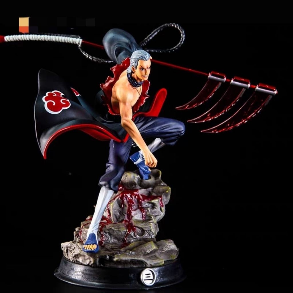 NEW Action Figur Hidan Akatsuki Blood Technique Battle Clouds Studio Ver Naruto Figures Pvc