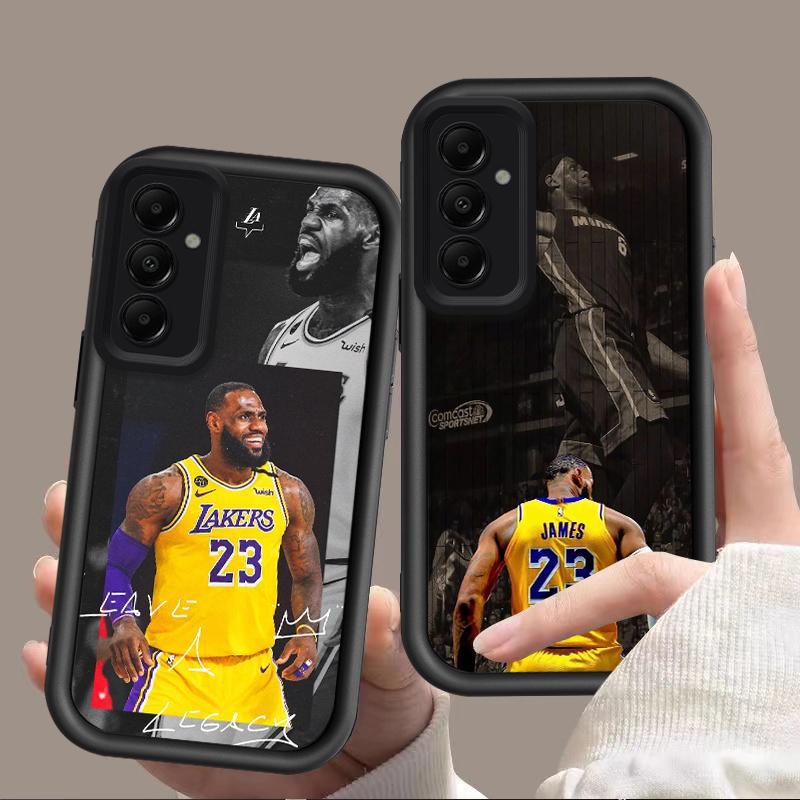 Casing For Samsung A11 M11 Cartoon Silicone Smartphone Soft Phone Case TPU NBA James No.23 Angel Eye