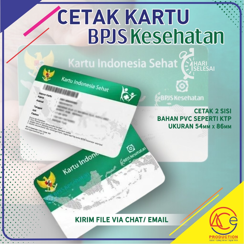 CETAK KARTU BPJS CETAK KARTU NPWP CETAK KARTU PARKIR BAHAN PVC