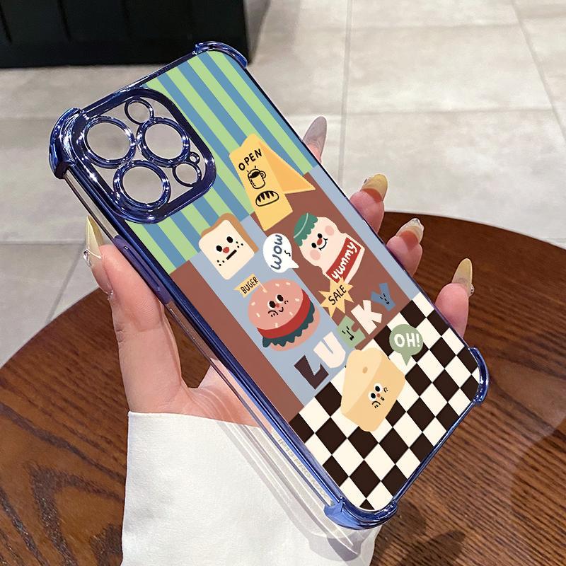 Case For Iphone 11 13 Pro Max 12 15 6 6S 6Plus Plus 7 8 SE 2020 2022 X XS XR Soft TPU Camera Protect