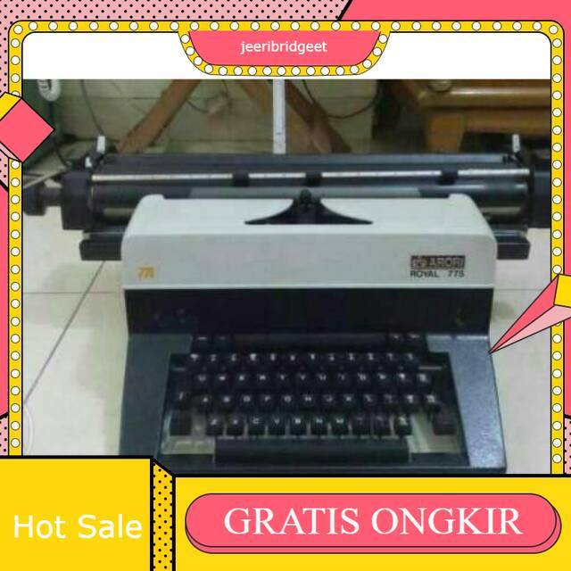 MESIN KETIK/TIK ROYAL TA 775 MANUAL 18" inch KERTAS A3, FOLIO