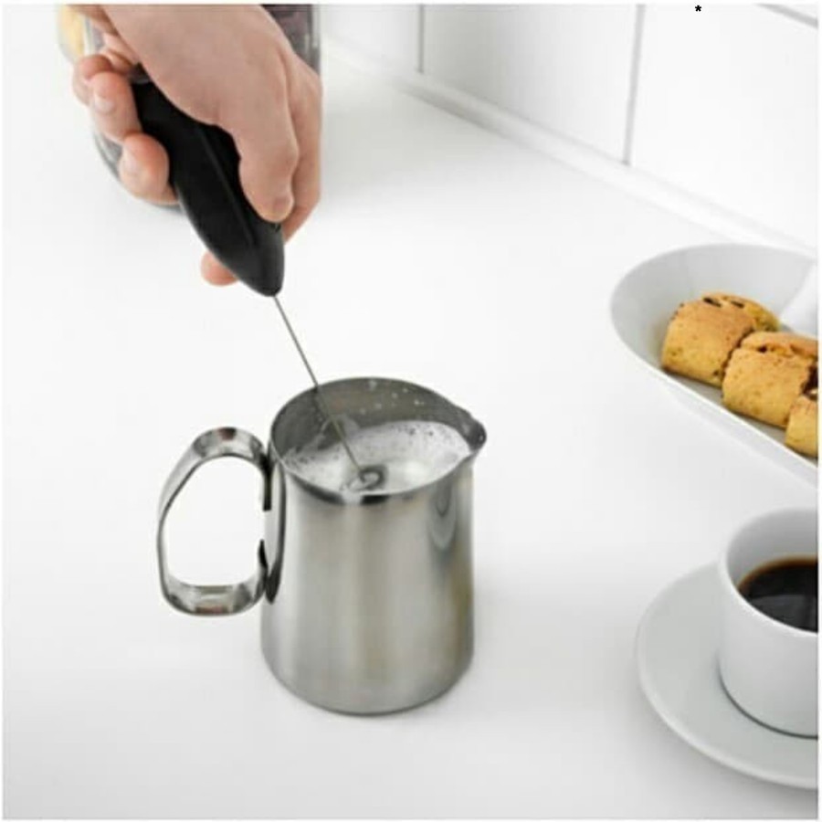 Mixer Listrik Mini Pembuih susu Pengaduk Minuman Portabel Pembuih Kopi Pengocok Telur Pembuih Susu P