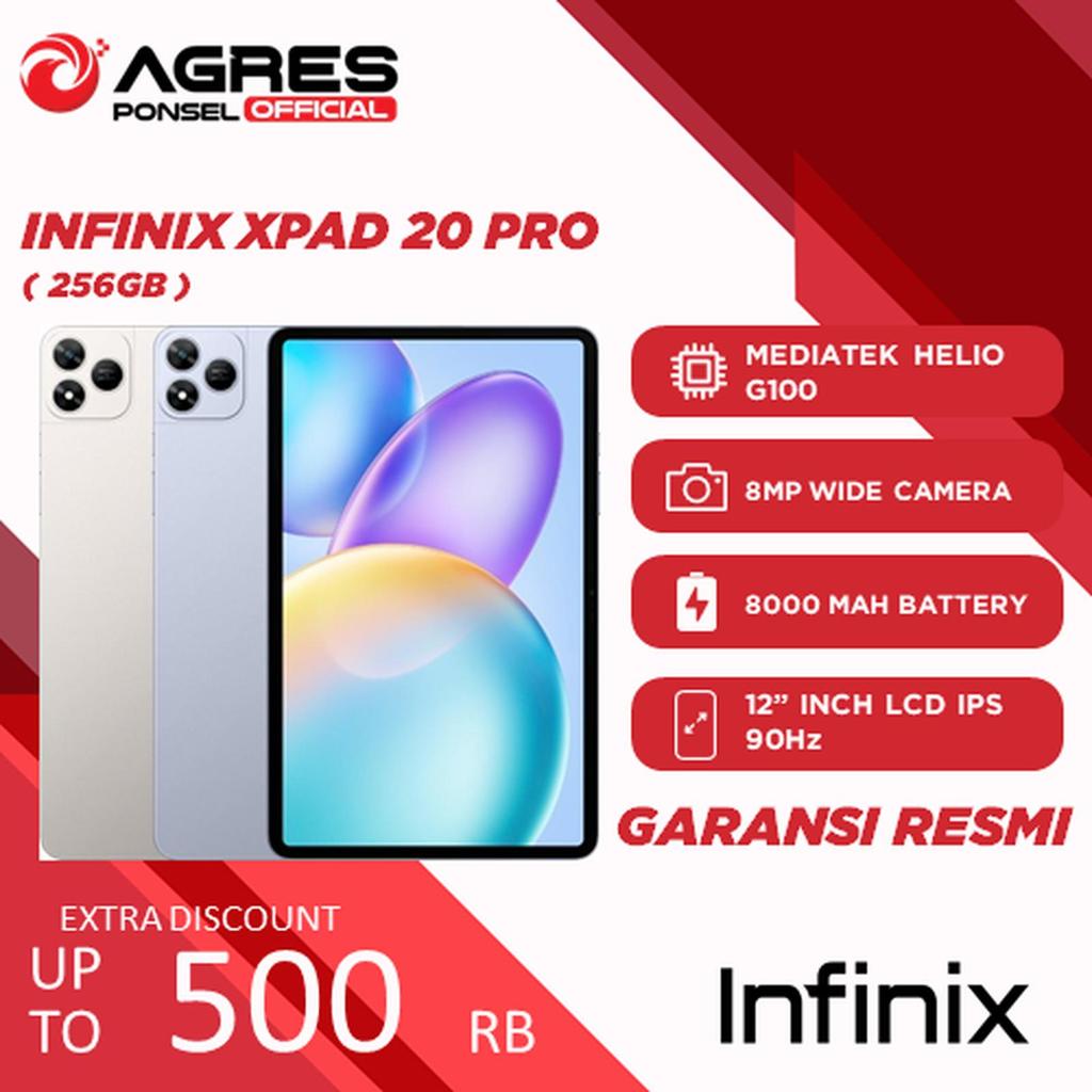 Infinix XPAD 20 Pro 8/256GB - Mediatek G100 Ultimate - 12" 2K 90Hz  - 8000 mAh - 4G LTE