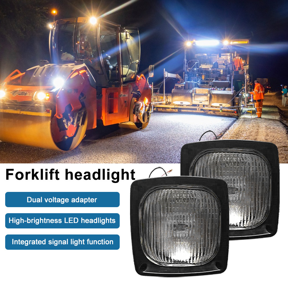 2pcs Lampu Kerja Alat Berat Lampu Tembak Lampu Sorot Forklift Lampu Kabut Truck 24 Volt Sorot Forkli