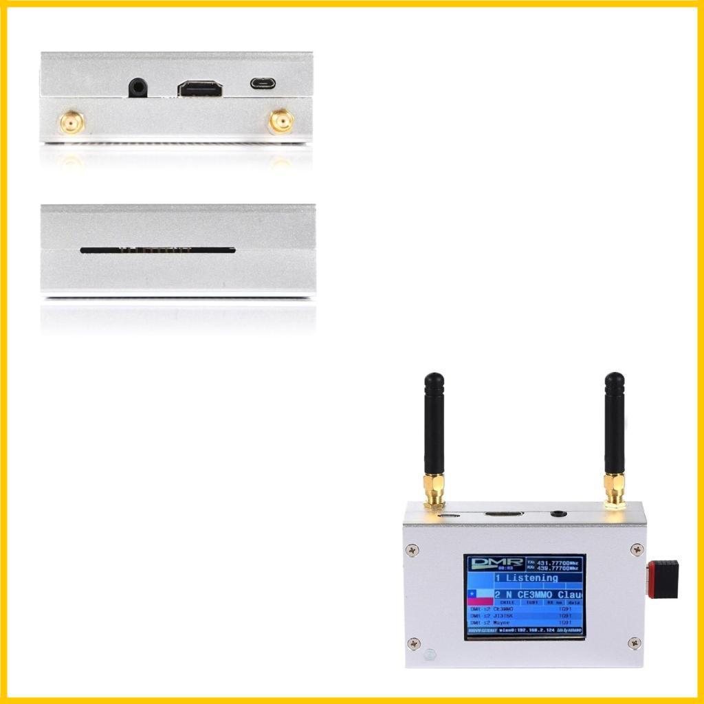 Duplex MMDVM Hotspot Board Aluminum Alloy Housing Case with Antenna & Receiver