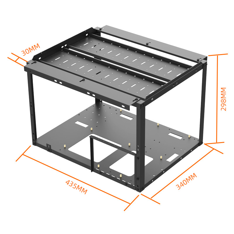 Stackable Open Air Mining Rig Case Computer Chassis Motherboard Bracket Test Bench for Crypto Rig AI