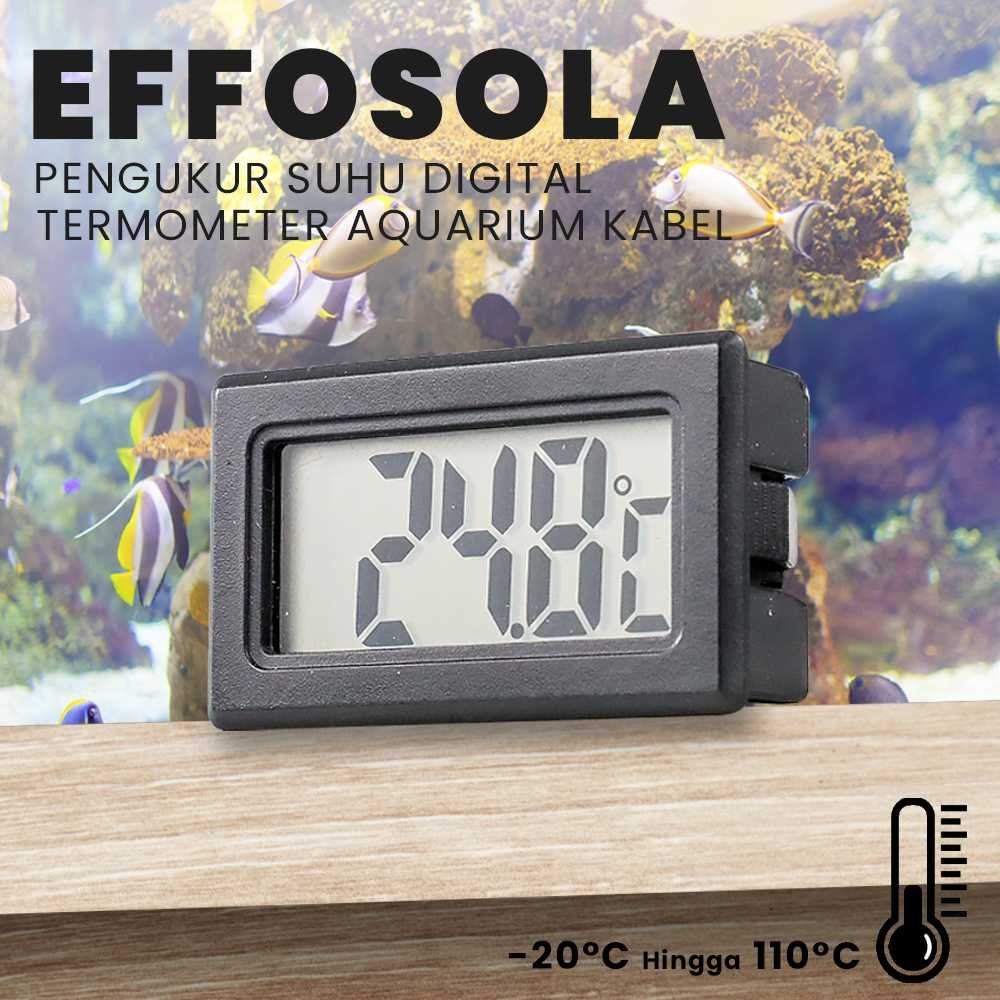 02 - Pengukur Suhu Digital Termometer Aquarium Fish Tank Kabel 1Meter SALE