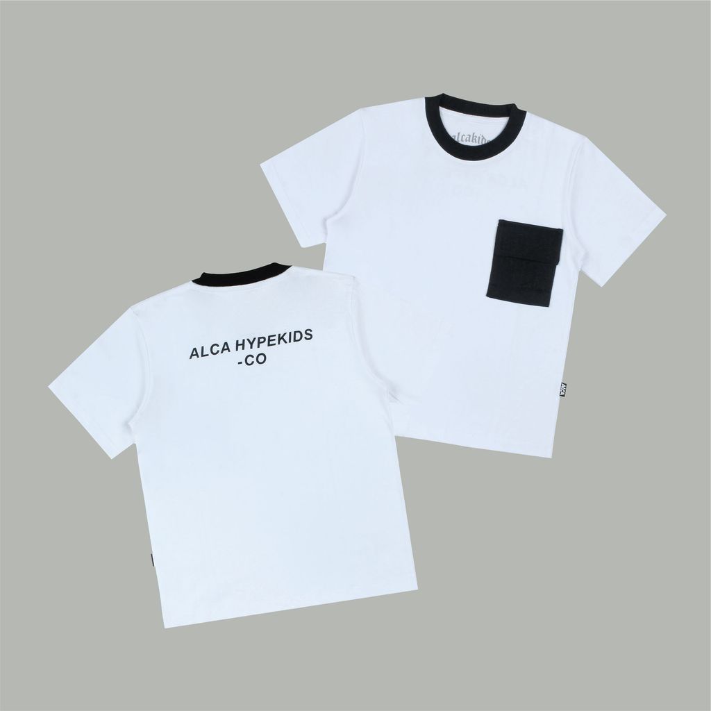 ALCA - T-SHIRT OVERSIZED ANAK - POCKET BLACK