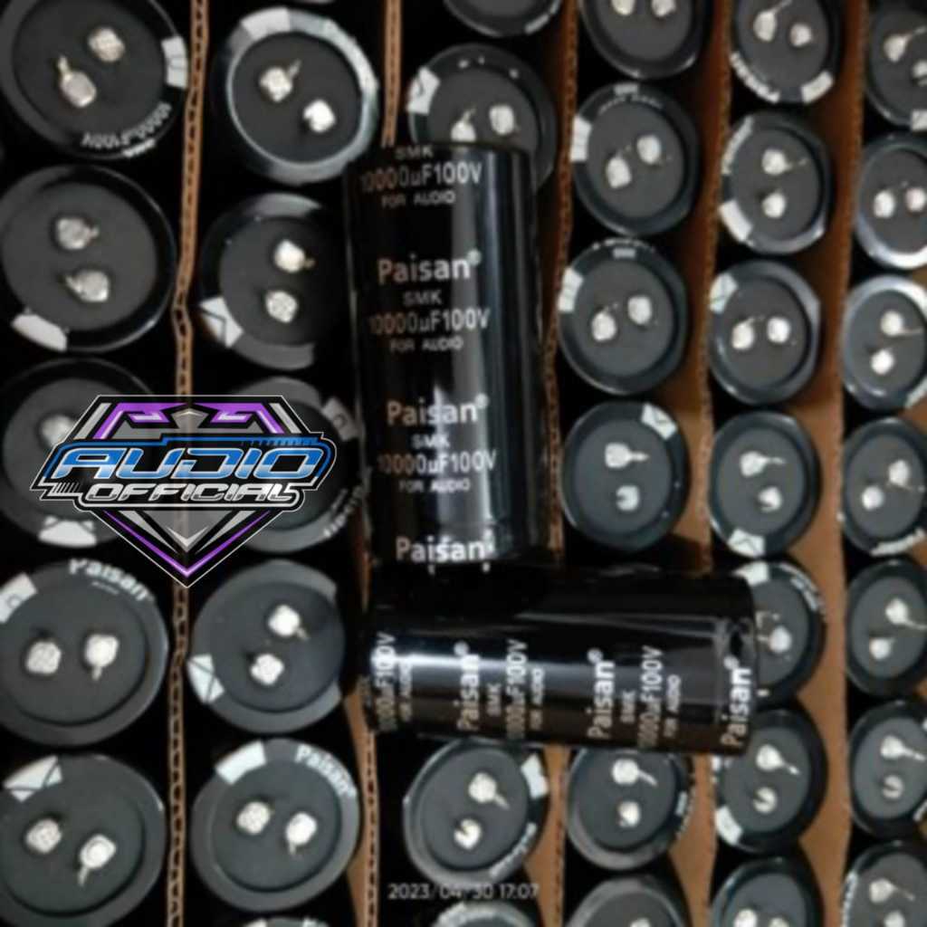 Elco / Elko Capasitor PAISAN 100v 10000uf Original isi full