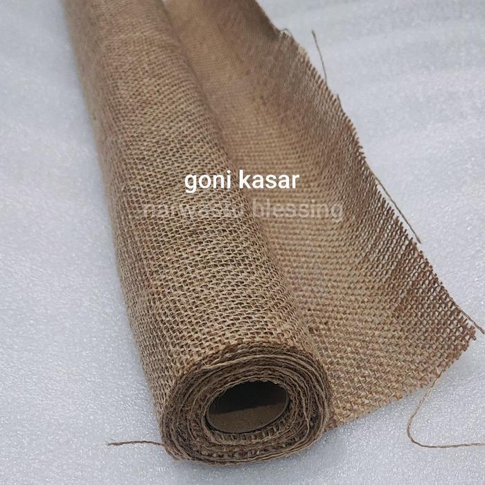 1 roll Kain goni halus / Kain goni kasar / burlap / jute - Kasar