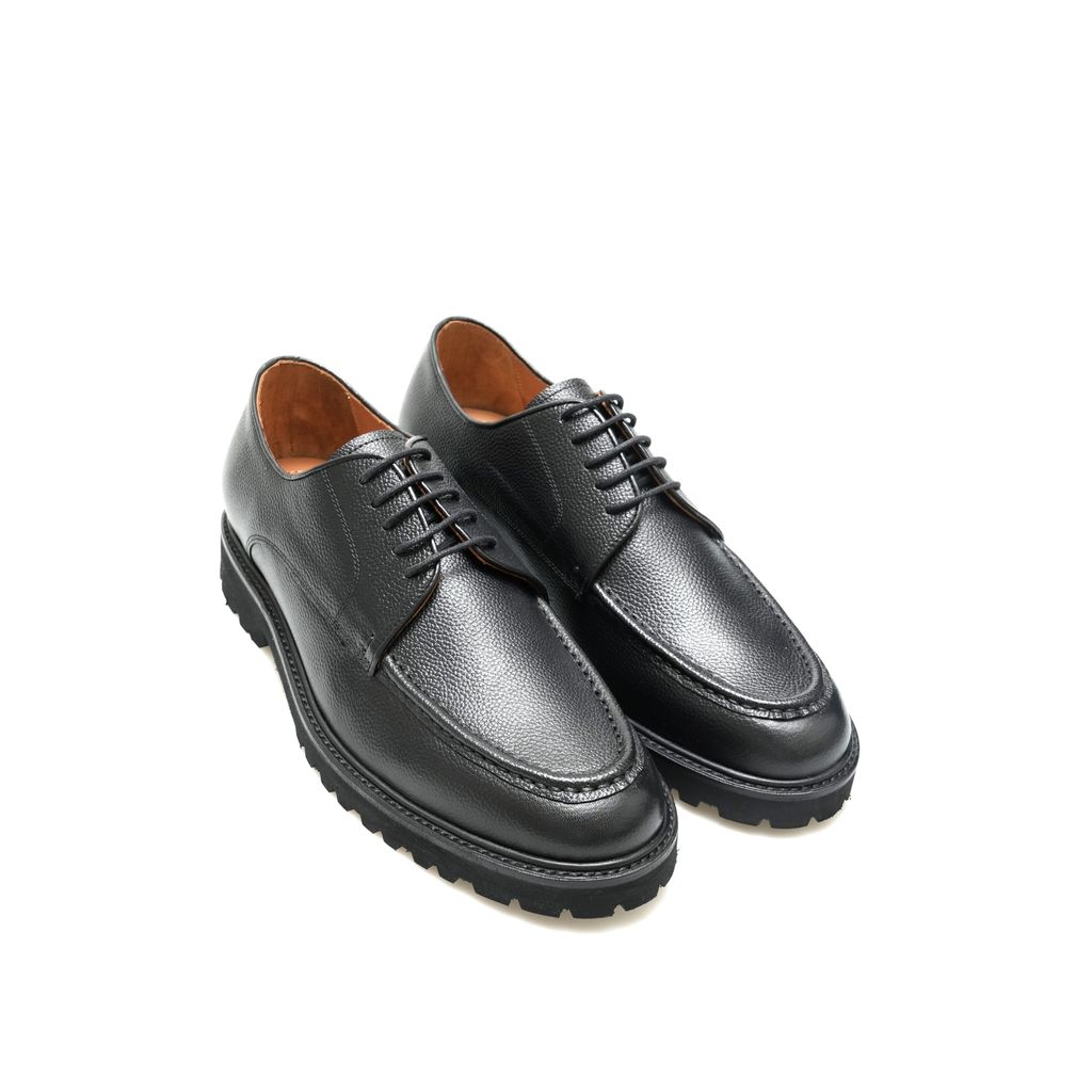 VELLUTO BLACK Sepatu Kulit Derby Pria by Mario Minardi