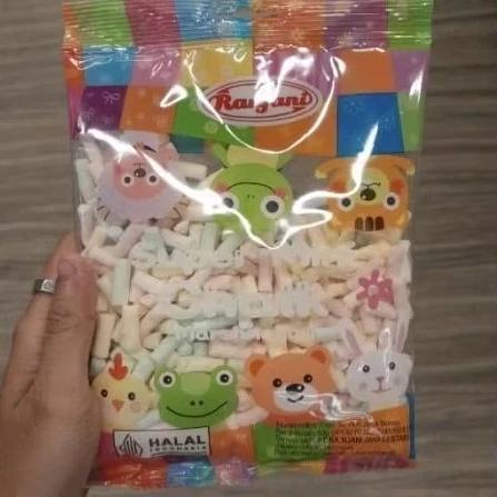 Ranjani Marshmallow Super Mini Chalk 60gr Rasa Strawberry Jeruk Nanas