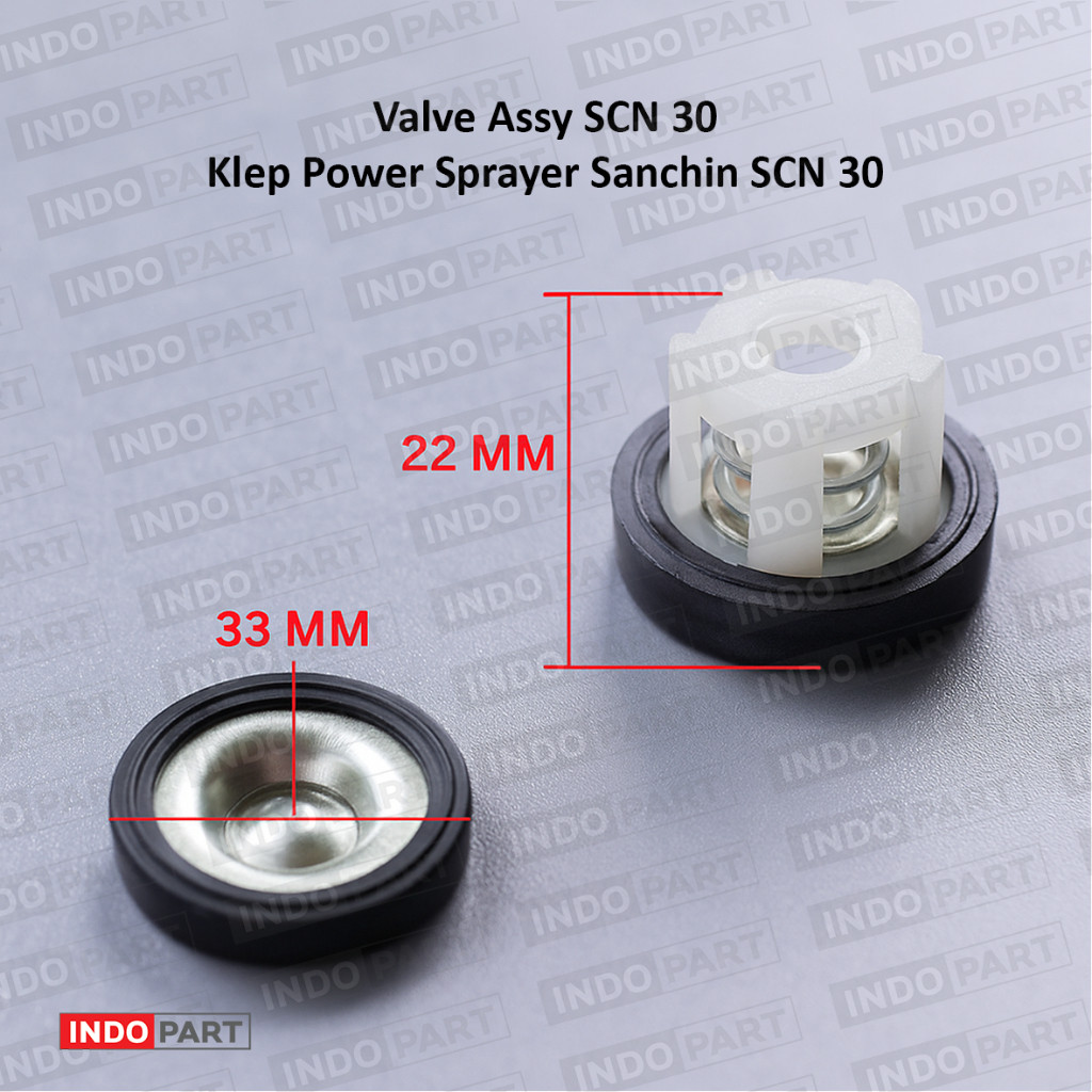 Valve Assy SCN 30 / Klep Power Sprayer Sanchin SCN 30 / Klep Assy Cuci Steam SCN 30