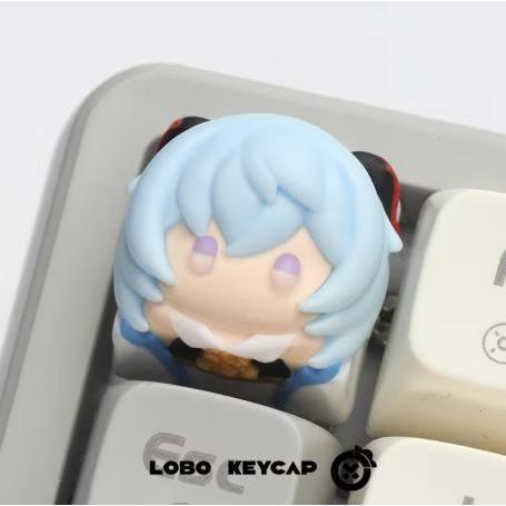 Lobo Ganyu Genshin Impact Theme Artisan Keycaps Resin Keycap