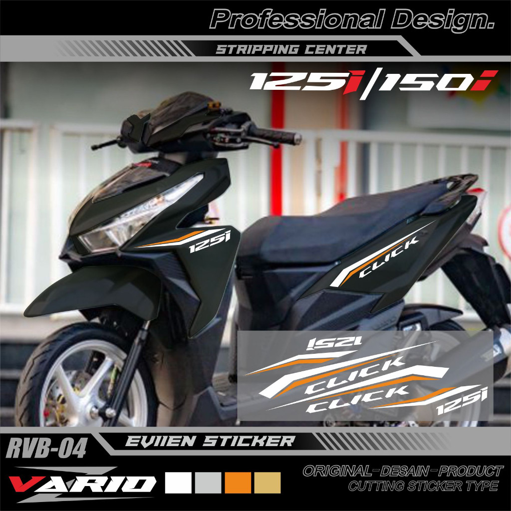 evin.sticker STRIPING MOTOR VARIO LED OLD 125/150 CUTTING STICKER VARIO LED TAHUN 2015 2016 2017 201