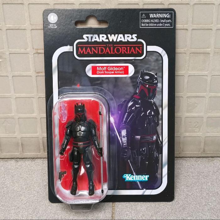 HASBRO STAR WARS TVC MOFF GIDEON DARK TROOPER ARMOR THE MANDALORIAN VINTAGE COLLECTION