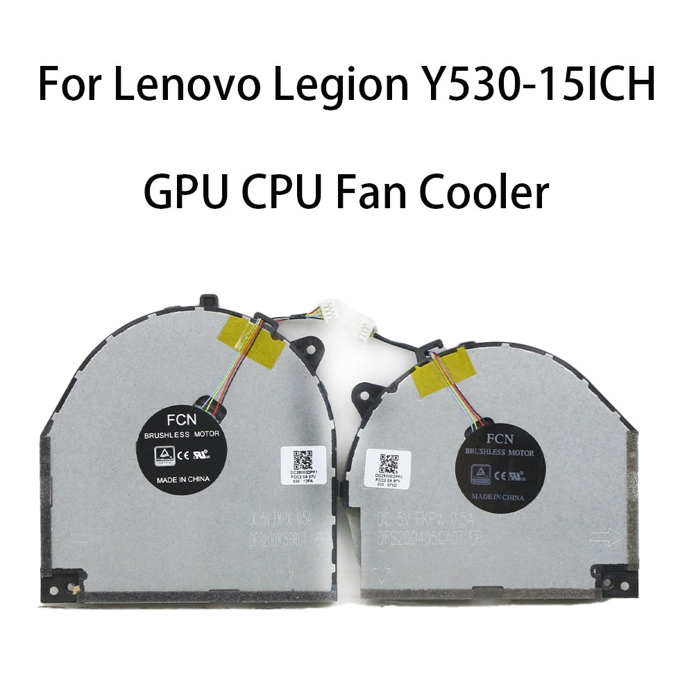 Cooling Fan For Lenovo Legion Y530-15I GPU CPU Fan Cooler Raator FRU 5F10T02813