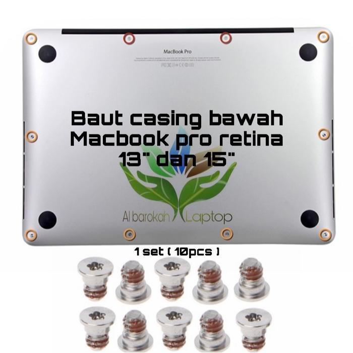 Baut casing macbook pro retina a1502 a1425 a1398 set