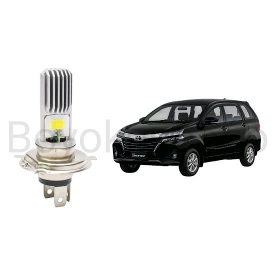 2pcs Lampu Utama LED H4 COB Mobil Toyota Grand New Avanza Byk