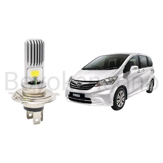 2pcs Lampu Utama LED H4 COB Mobil Honda Freed 2009 2017 Byk