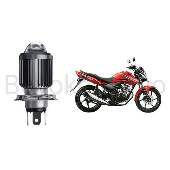 1pcs Lampu depan LED H4 Laser Putih motor Honda VERZA Byk