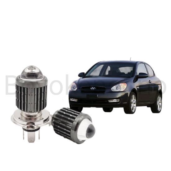 2pcs Lampu Utama LED H4 Laser Putih Mobil Hyundai Accent Byk