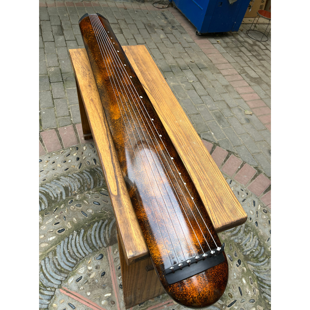 Guqin Old cedar wood Chaotic style Chinese string trument