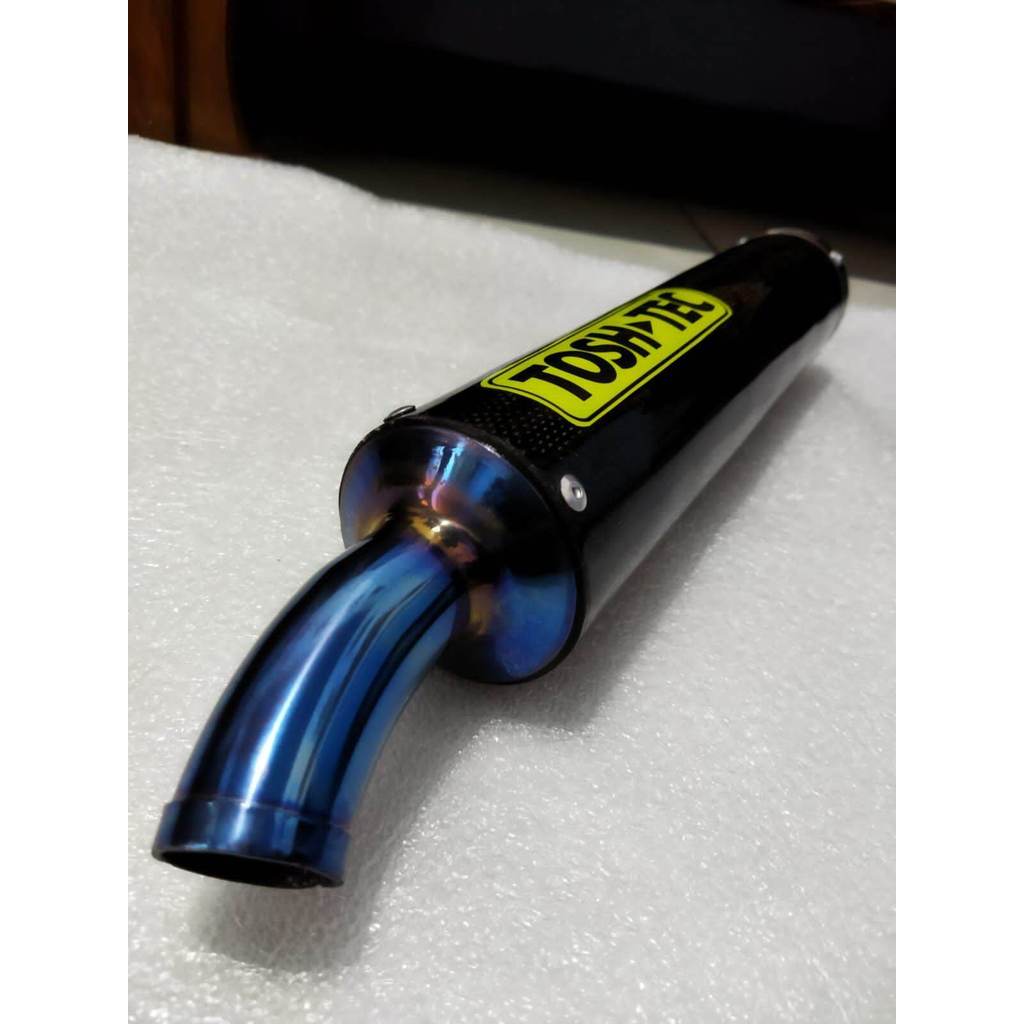 silencer knalpot ninja 2 tak carbon kevlar TOSHTEC