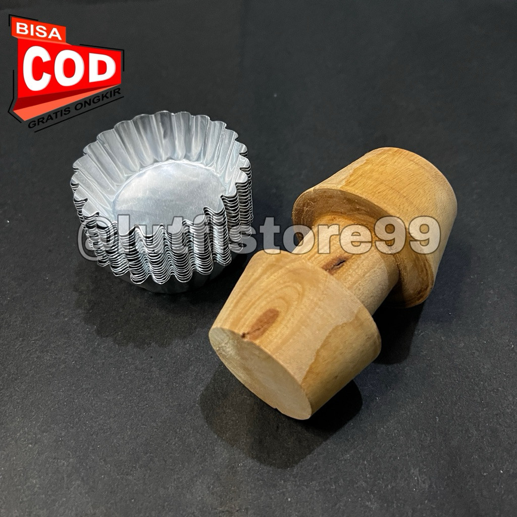 1 SET 20 PCS CETAKAN KUE PAI MINI SUSU BUAH MURAH + PENEKAN PIE PAI TEKANAN PAI LOYANG CETAKAN PIE M