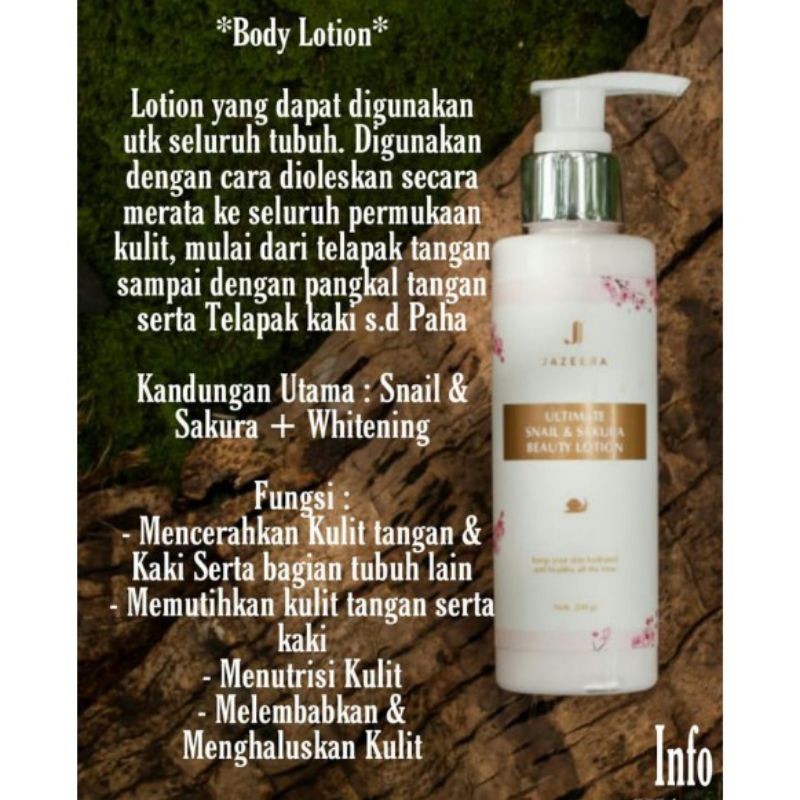 JAZEERA SERUM BODY LOTION/SERUM PENCERAH BADAN