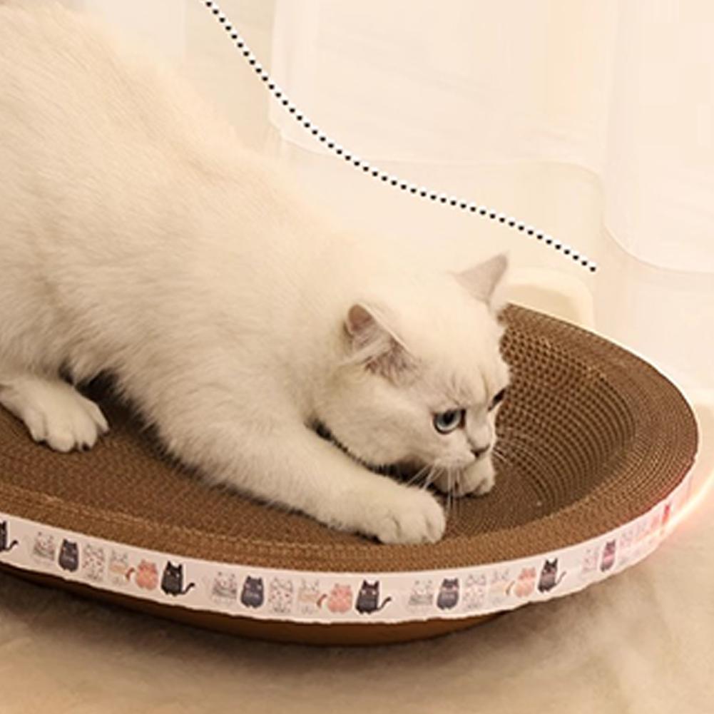 2PCS Durable and Fun Cat Scratching Pad for Happy and Healthy Felines​ - Corrugated Paper Cat Scratc