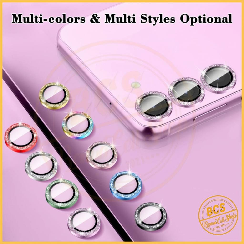 BCS - RING CAMERA DIAMOND  RING PELINDUNG KAMERA GLITTER FOR INFINIX HOT 30 30i 40i 50 4G 5G 50i 60 