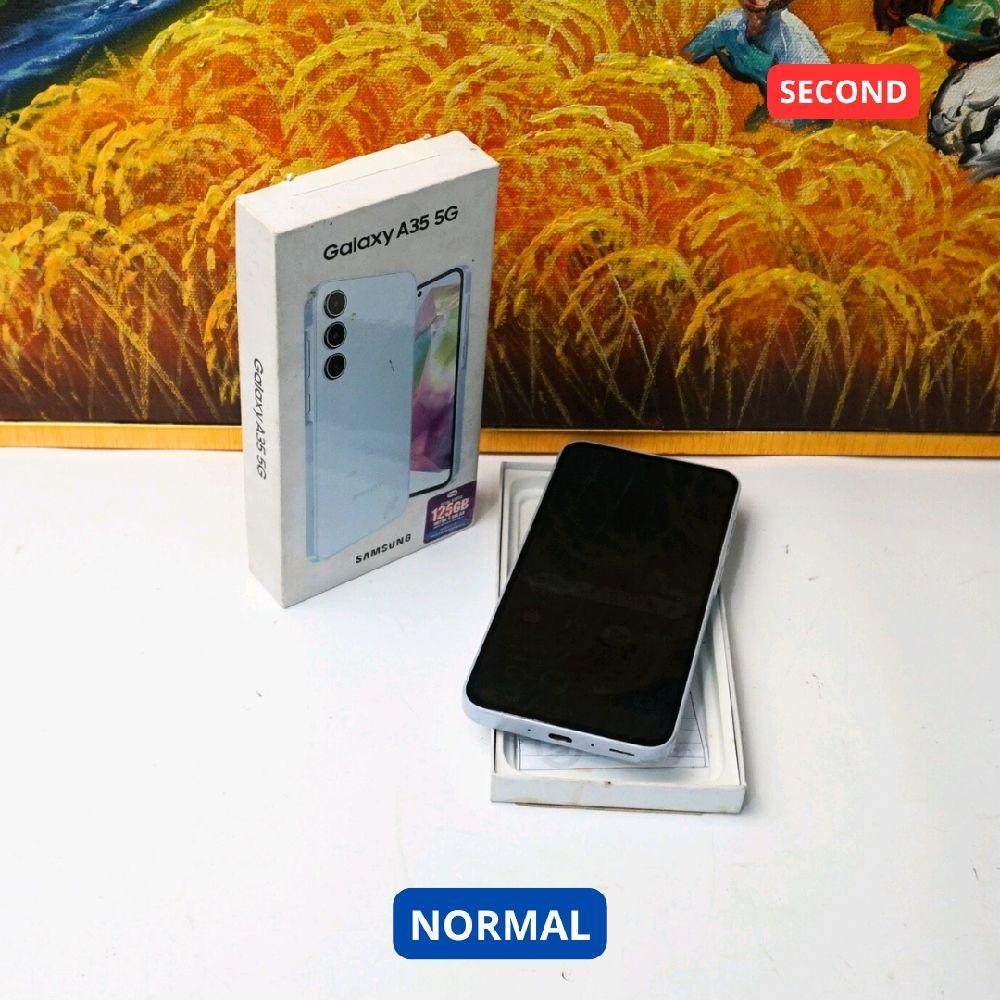 SAMSUNG A35 8/256 GB (5G) HP SECOND ORIGINAL SINAR MUTIARA CELL