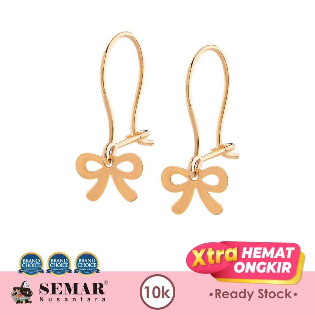 Anting Emas Sweet Coquette Gold 10K Semar Nusantara